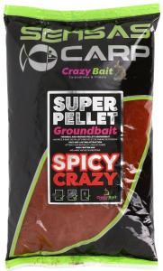 Sensas Krmítková směs Super Pellet Grounbait Spicy Crazy (koření) 1kg