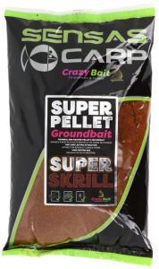 Sensas Krmítková směs Super Pellet Grounbait Super Skrill (krill) 1kg