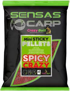 Sensas Pelety Mini Sticky Pellets Spicy Crazy (koření) 700gr