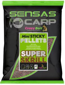 Sensas Pelety Mini Sticky Pellets Super Skrill (krill) 700gr