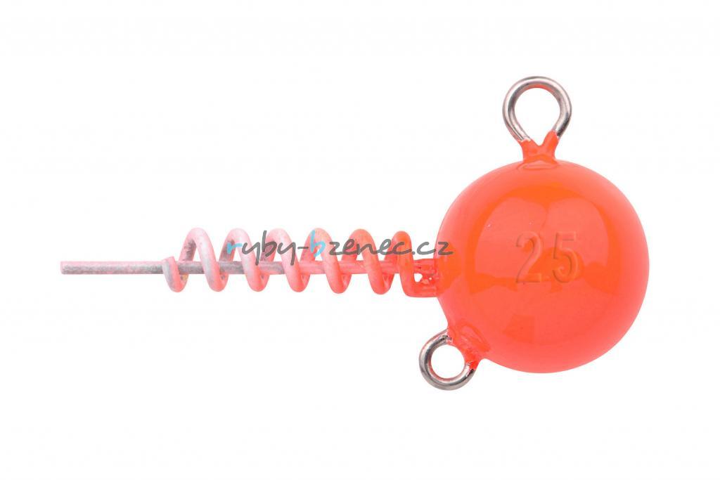 Spirálovou hlavička SPRO Softbait Spiral Head 10gr UV oranžová