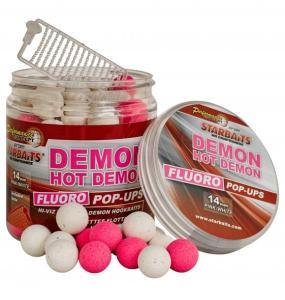 Starbaits Fluoro Pop-Ups Boilies Concept Hot Demon 14mm 80gr