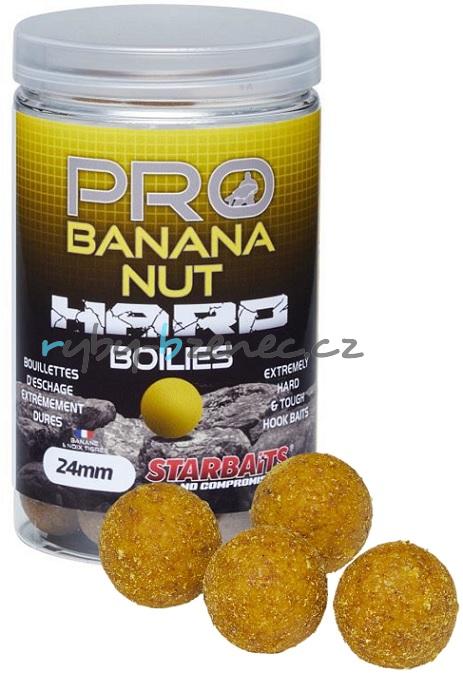 Starbaits Hard Boilies Probiotic Banana Nut 24mm 200gr