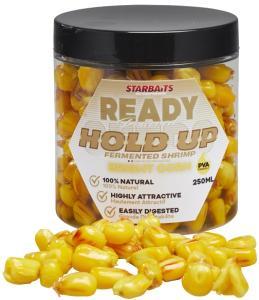 Starbaits Nakládaná kukuřice Ready Seeds Bright Corn Hold Up Fermented Shrimp 250ml