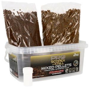 Starbaits Pelety Probiotic Scopex & Krill Mixed Pellets 2kg