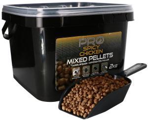 Starbaits Pelety Probiotic Spicy Chicken Mixed Pellets 2kg