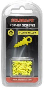 Starbaits Trn pro uchycení nástrahy Pop-Up Screw Fluoro Yellow