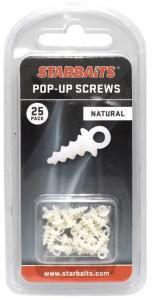 Starbaits Trn pro uchycení nástrahy Pop-Up Screw Natural