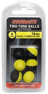 Starbaits Zig Two Tones Balls 14mm černo/žlutá