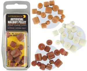 Strategy Umělá nástraha Artificial Halibut Pellet 6,8,10mm Cream white