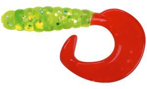 Twister SPRO Spiro Tail 5,5cm Chartreuse Red