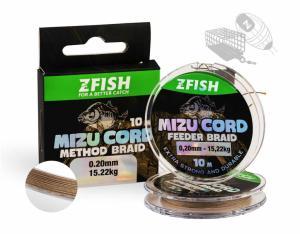 Zfish Návazcová šňůrka MizuCord Method Feeder braid 0,14mm/10,33kg 10m Zfish Návazcová šňůrka MizuCord Method Feeder braid 0,14mm/10,33kg 10m